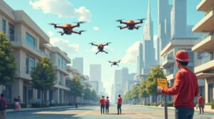 Drone Noise Pollution Fines for Delivery Companies